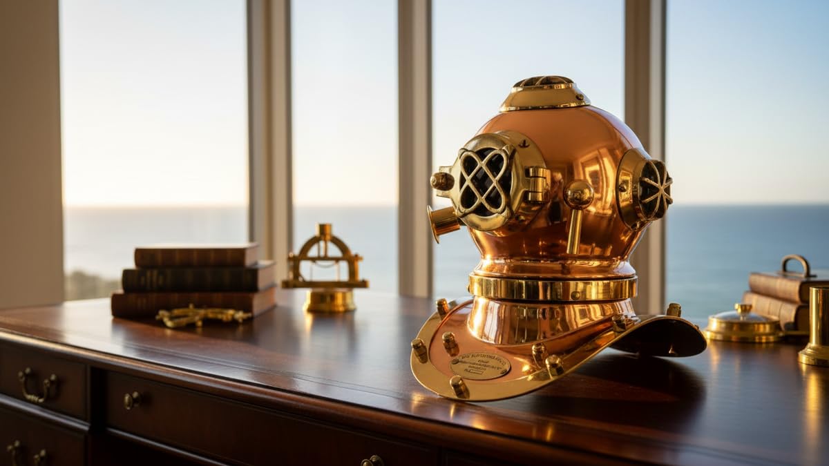 Amazon.co.jp: Antique Reproduction Sea Diver Decorativeダイビング